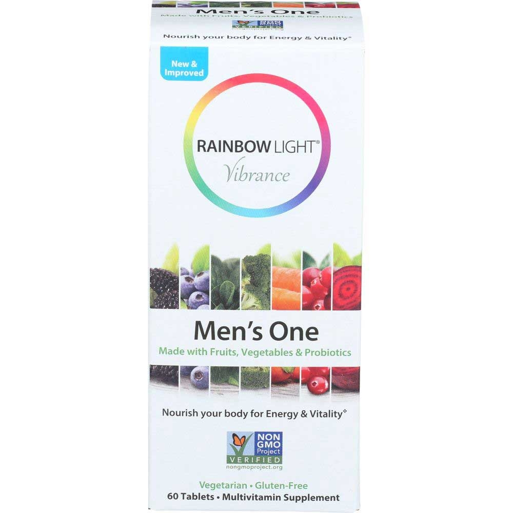 Rainbow Light Vibrance Mens One Multivitamin Tablet - 60 count per pack