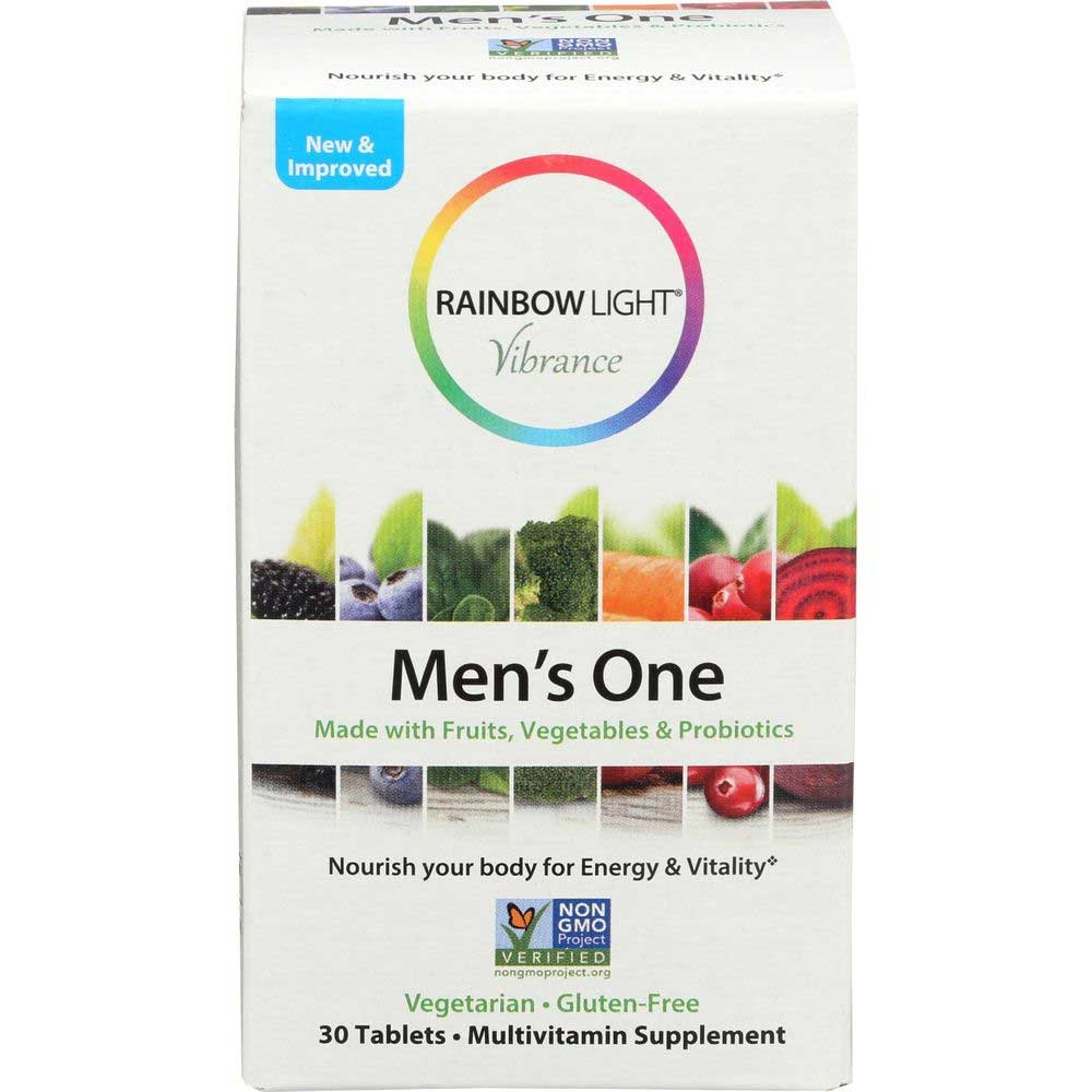 Rainbow Light Vibrance Mens One Multivitamin Tablet - 30 count per pack