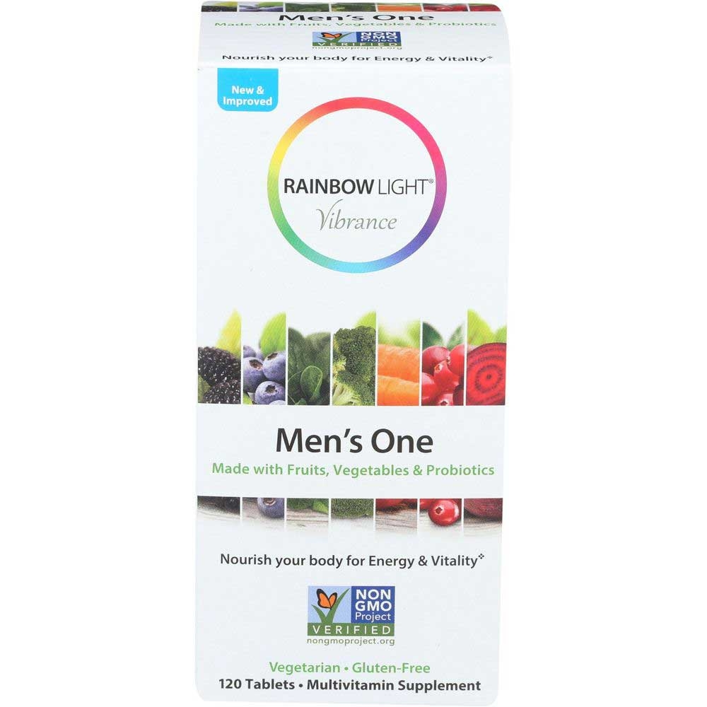 Rainbow Light Vibrance Mens One Multivitamin Tablet - 120 count per pack
