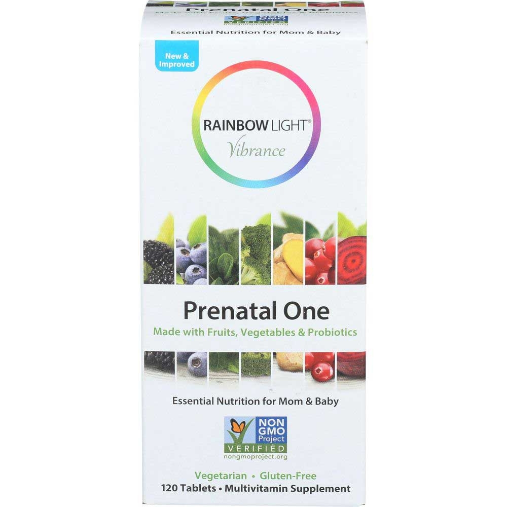 Rainbow Light Vibrance Prenatal One Multivitamin Tablet - 120 count per pack
