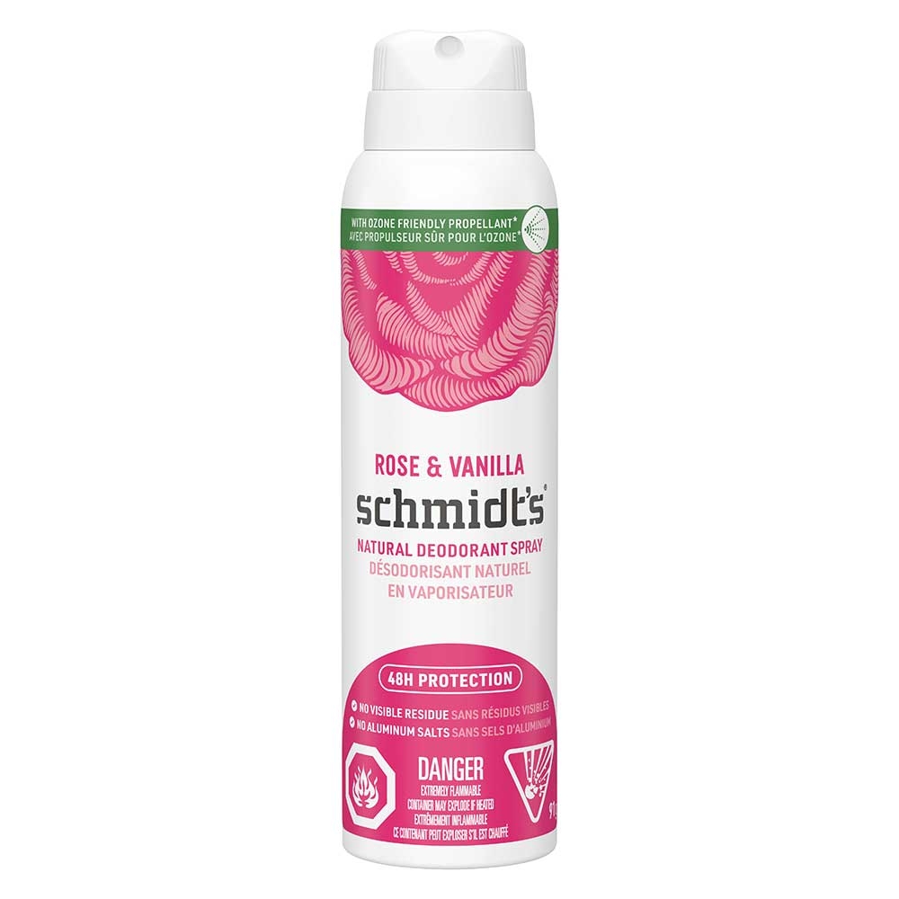 Schmidt's Rose Plus Vanilla Air Spray, 3.2 Ounce -- 12 per case