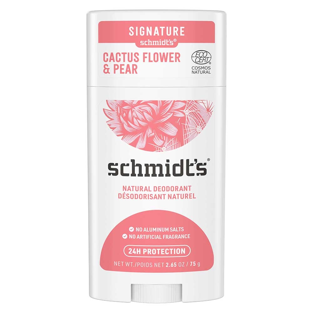 Schmidt's Cactus Flower Plus Pear Deodorant Stick, 2.65 Ounce -- 12 per case