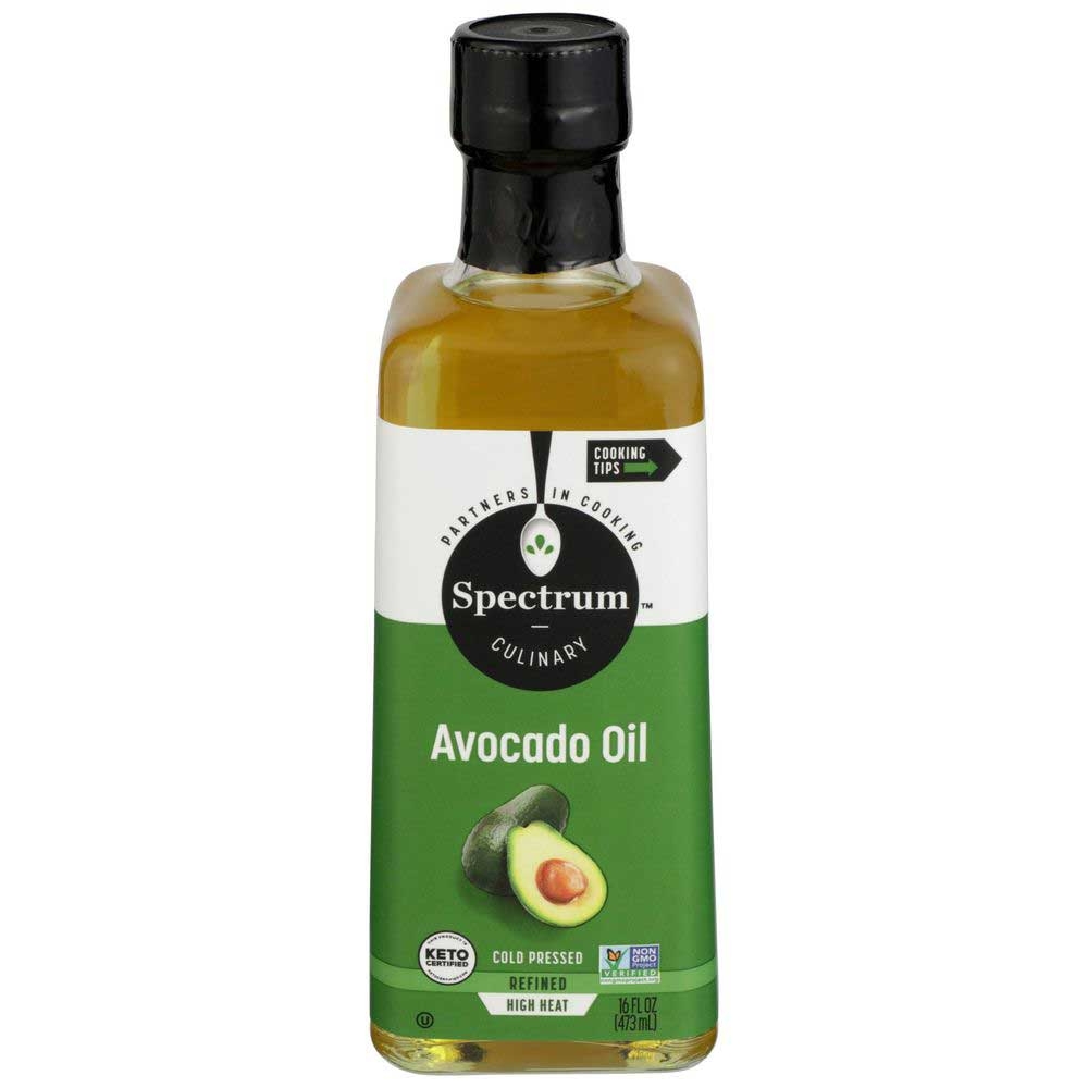 Spectrum Cold Pressed Refined Avocado Oil, 16 Fluid Ounce -- 6 per case