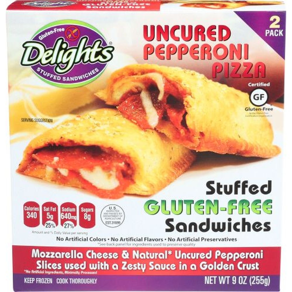 Fueled By Choice Uncured Pepperoni Pizza Stuffed Sandwich, 9 Ounce -- 6 per case