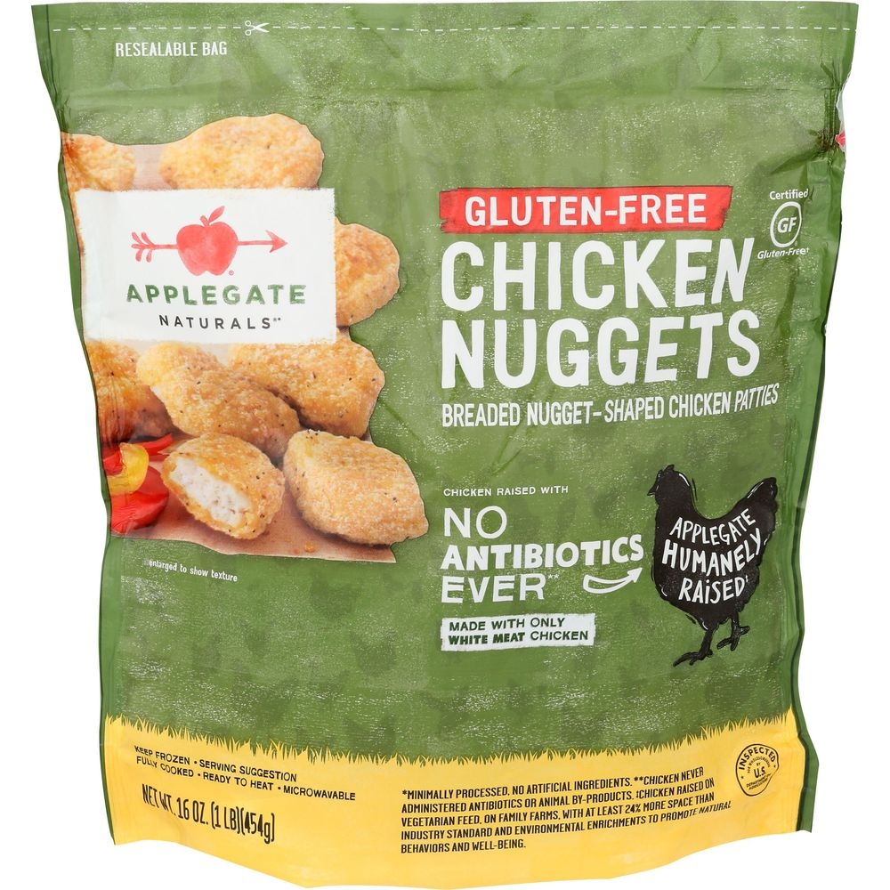 Applegate Natural Gluten-Free Chicken Nuggets - Family Size, 16 Ounce -- 6 per case