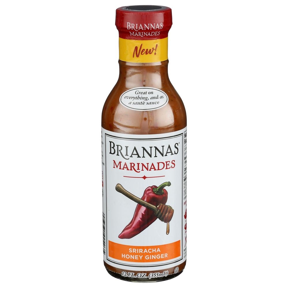 Briannas Sriracha Honey Ginger Marinades, 12 Fluid Ounce -- 6 per case