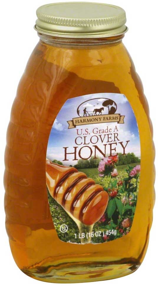 Harmony Farms Clover Honey, 16 Ounce -- 6 per case