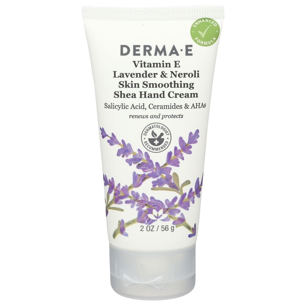 Derma E Vitamin E Lavender and Neroli Skin Smoothing Shea Hand Cream, 2 Ounce
