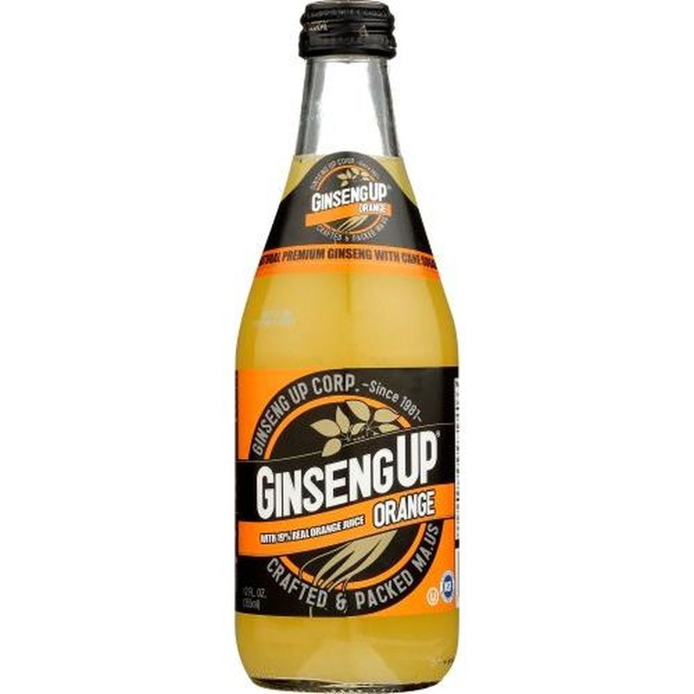 Ginseng Up Orange Soda, 12 Fluid Ounce