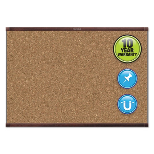 Quartet Prestige 2 Magnetic Cork Bulletin Board, 72 x 48 inch