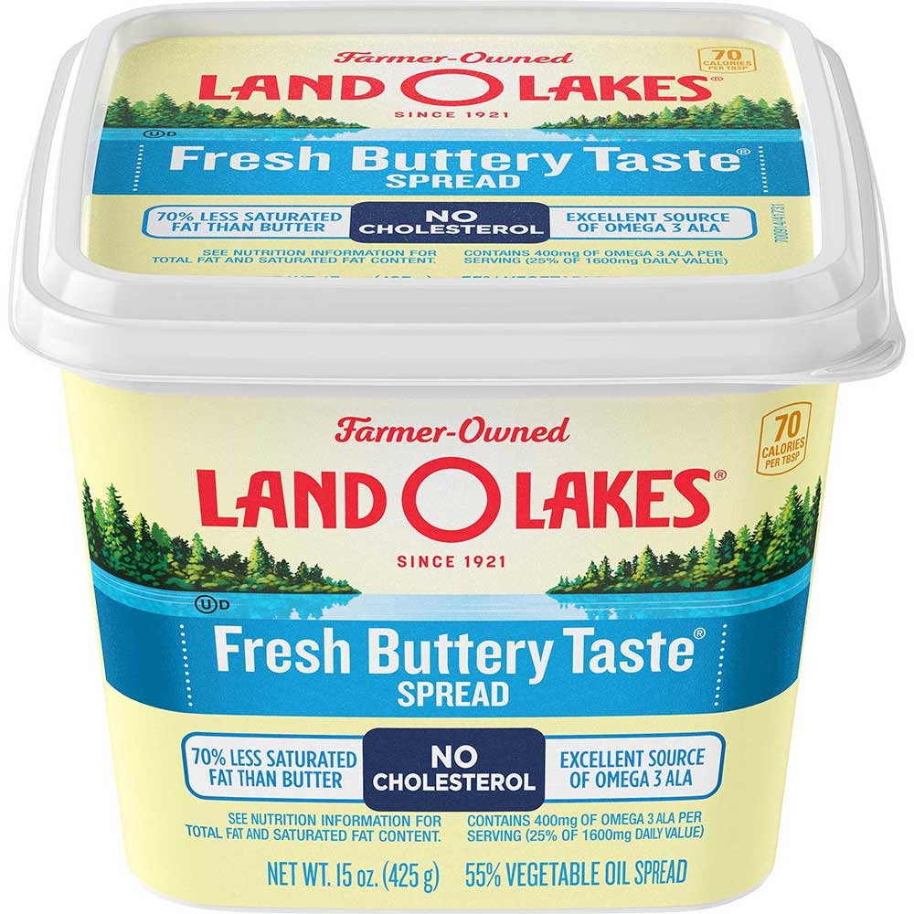 Land O Lakes Fresh Buttery Taste Spread, 15 Ounce -- 12 per case.