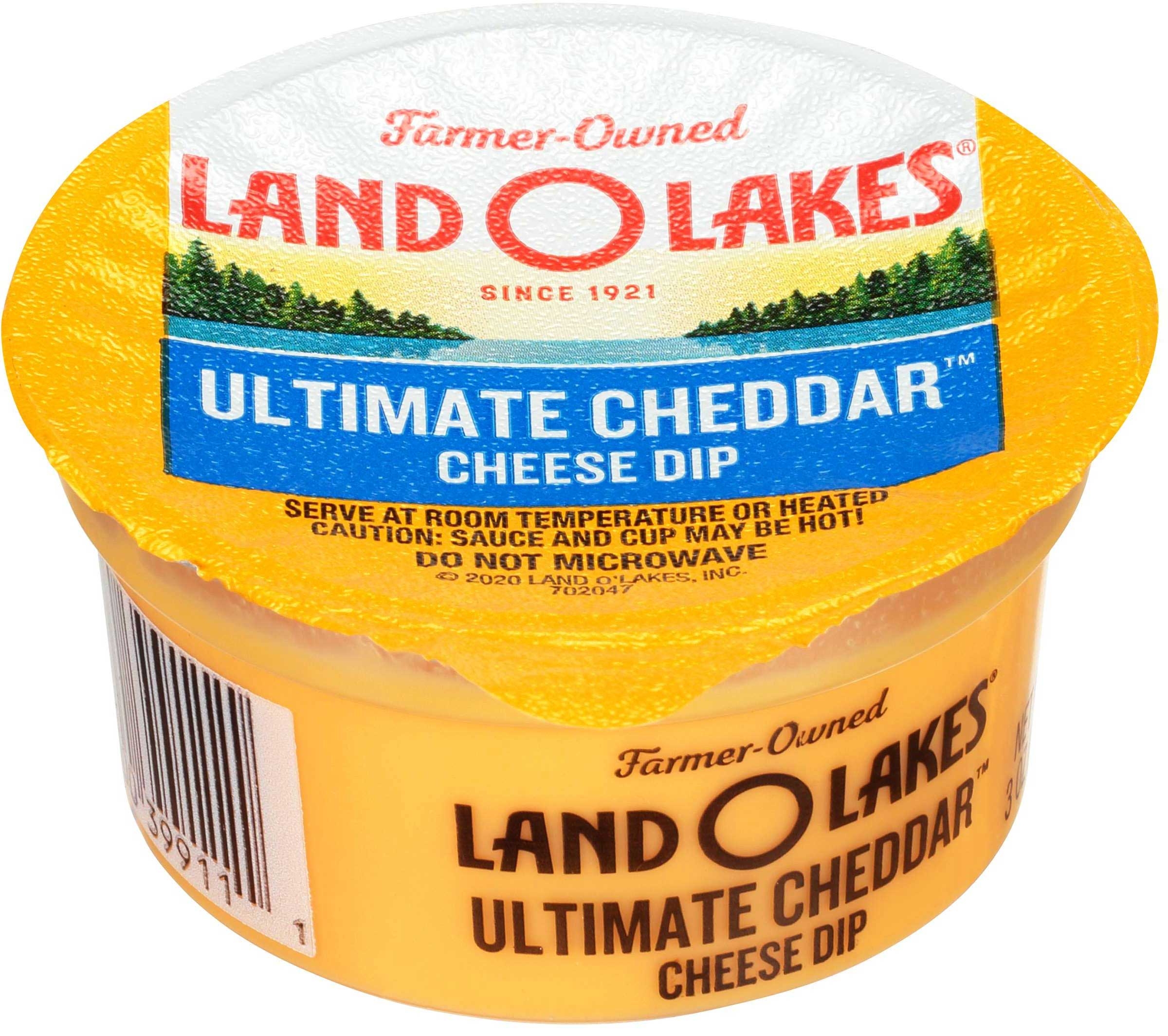 Land O Lakes Ultimate Cheddar Cheese Dip, 3 Ounce Cup -- 140 per case.