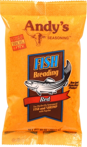 Andys Red Fish Breading, 10 Ounce -- 6 per case