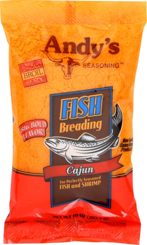 Andys Cajun Fish Breading, 10 Ounce -- 6 per case