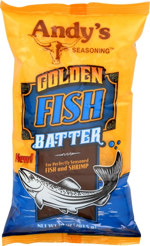 Andys Golden Fish Batter, 10 Ounce -- 6 per case