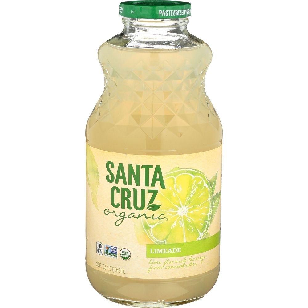 Santa Cruz Organic Limeade Juice, 32 Fluid Ounce -- 6 per case