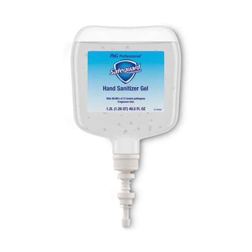 Safeguard Professional Fragrance Free Antibacterial Gel Hand Sanitizer, 1200 Milliliter -- 4 per case
