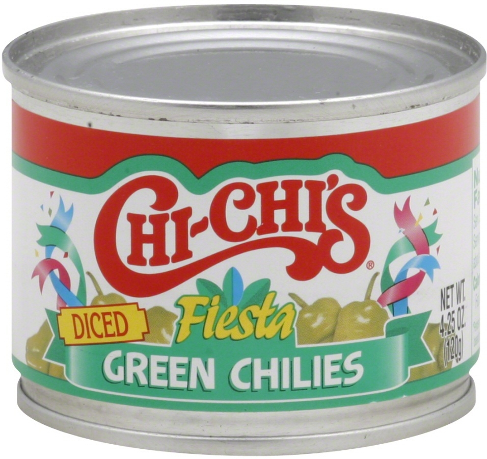 Chi Chis Diced Green Chilies, 4.25 Ounce -- 12 per case