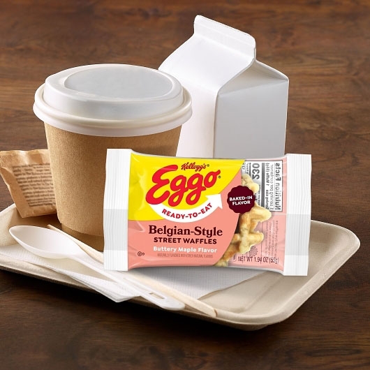 Kelloggs Eggo Buttery Maple Belgian Style Street Waffles, 1.94 Ounce -- 54 per case