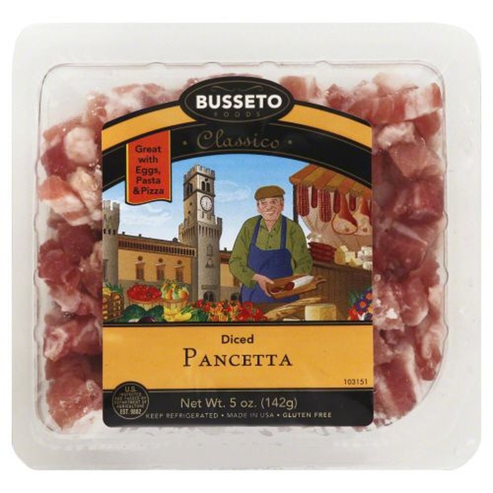 Busseto Diced Pancetta, 5 Ounce -- 12 per case