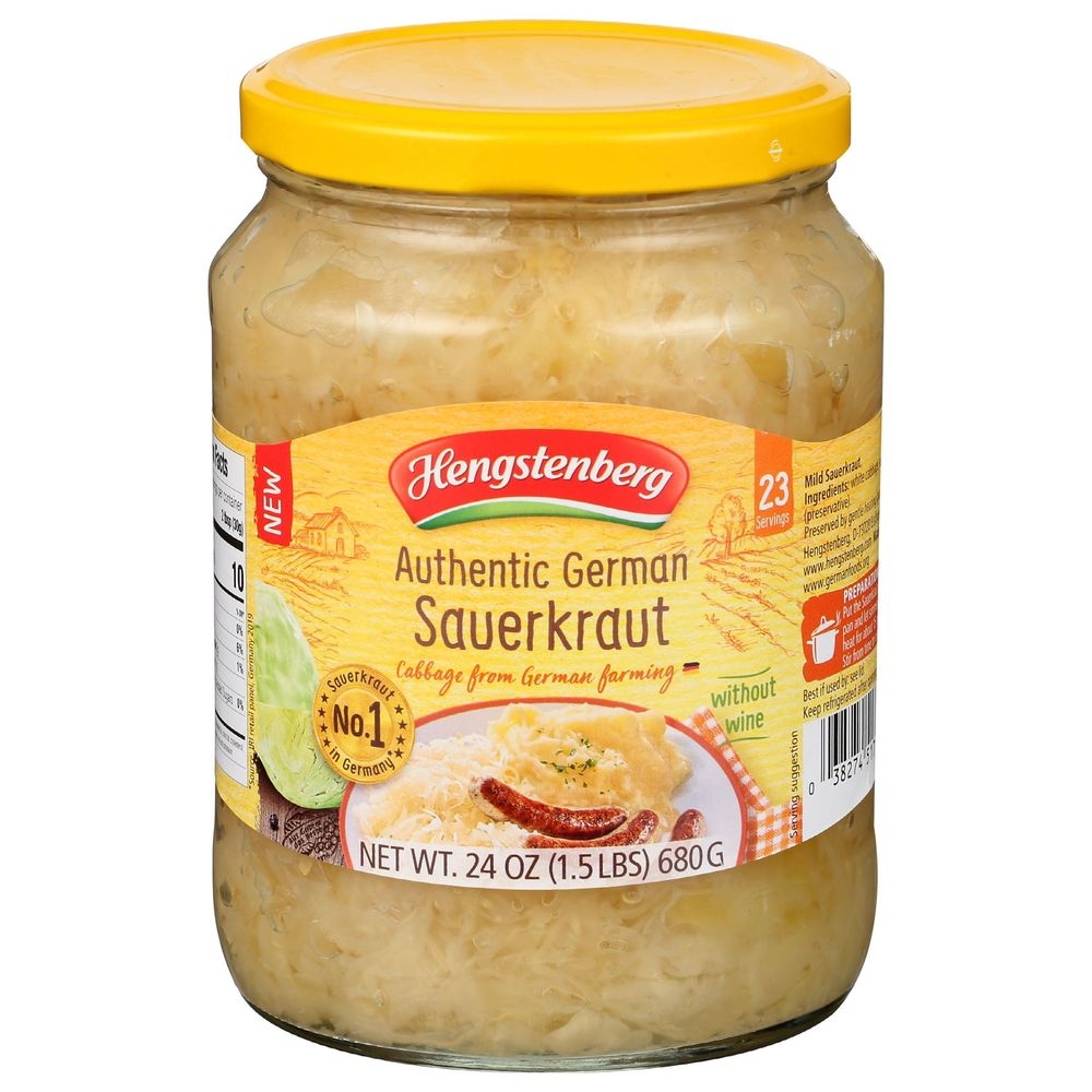 Hengstenberg Authentic German Sauerkraut, 24 Ounce -- 6 per case