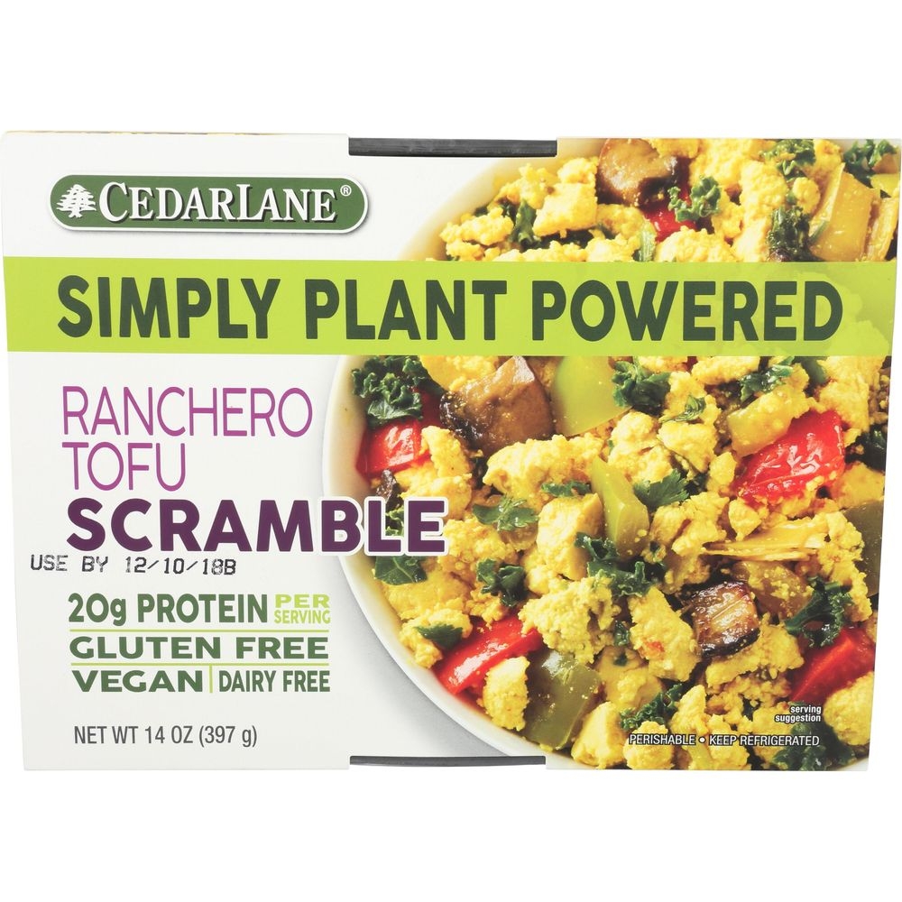 Cedarlane Simply Plant Powered Ranchero Tofu Scramble Entree, 14 Ounce -- 8 per case