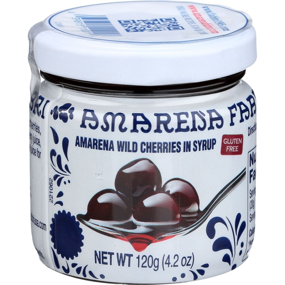 Amarena Fabbri Wild Cherries in Syrup, 4.2 Ounce -- 24 per case