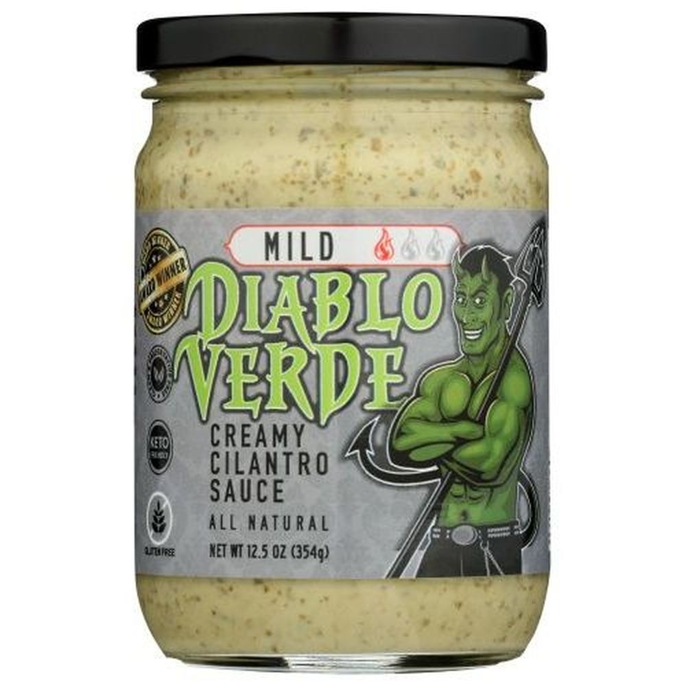 Diablo Verde Mild Creamy Cilantro Sauce, 12.5 Ounce -- 6 per case
