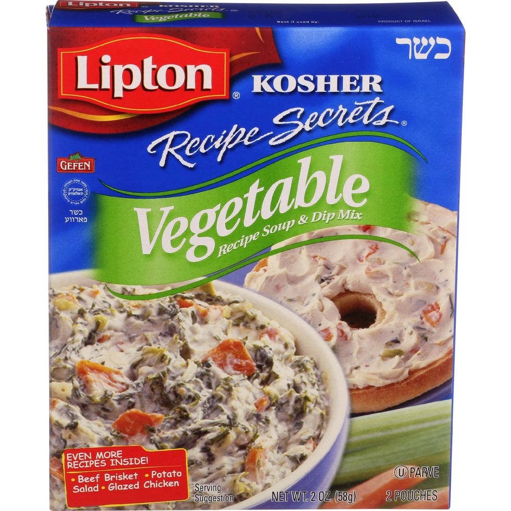 Lipton Kosher Recipe Secrets Vegetable Soup and Dip Mix, 2 Ounce -- 12 per case