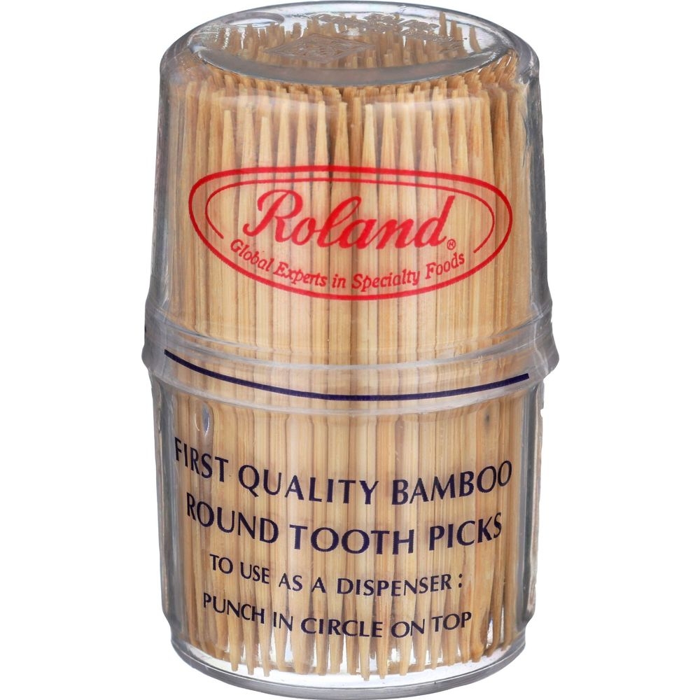 Roland Bamboo Toothpicks, 300 count -- 12 per case