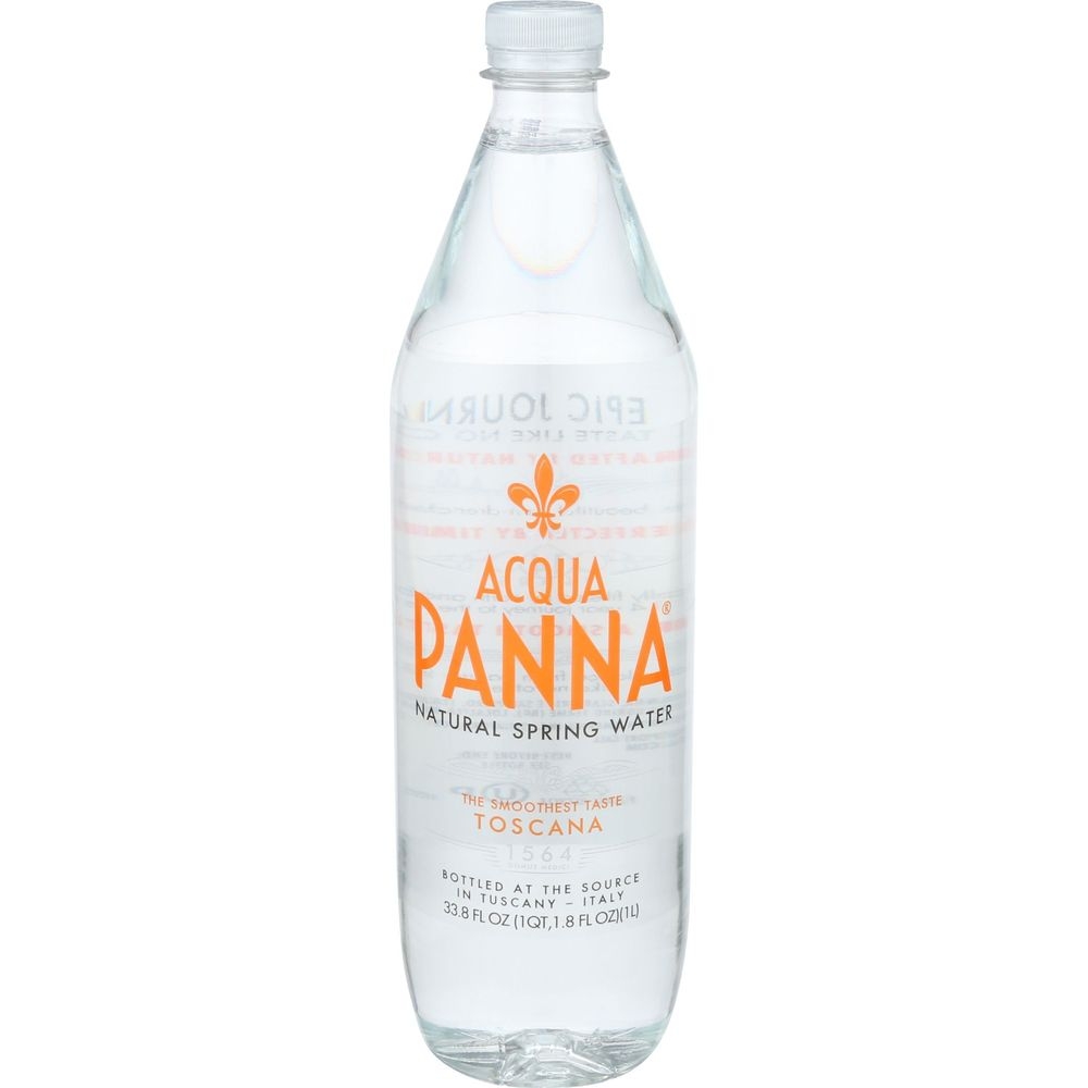 Acqua Panna Natural Spring Water, 33.8 Fluid Ounce Pet Bottle -- 12 per case