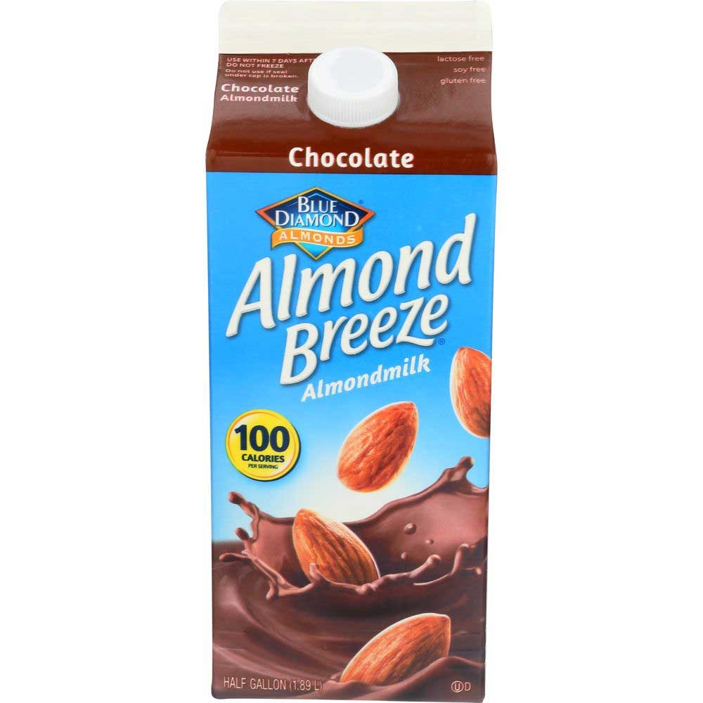 Almond Breeze Chocolate Almond Milk, 64 Ounce -- 6 per case.