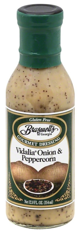 Braswell Vidalia Onion Peppercorn Dressing, 12 Ounce -- 6 per case