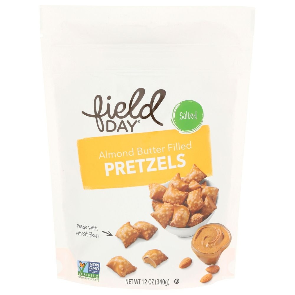 Field Day Almond Butter Filled Pretzel, 12 Ounce -- 12 per case