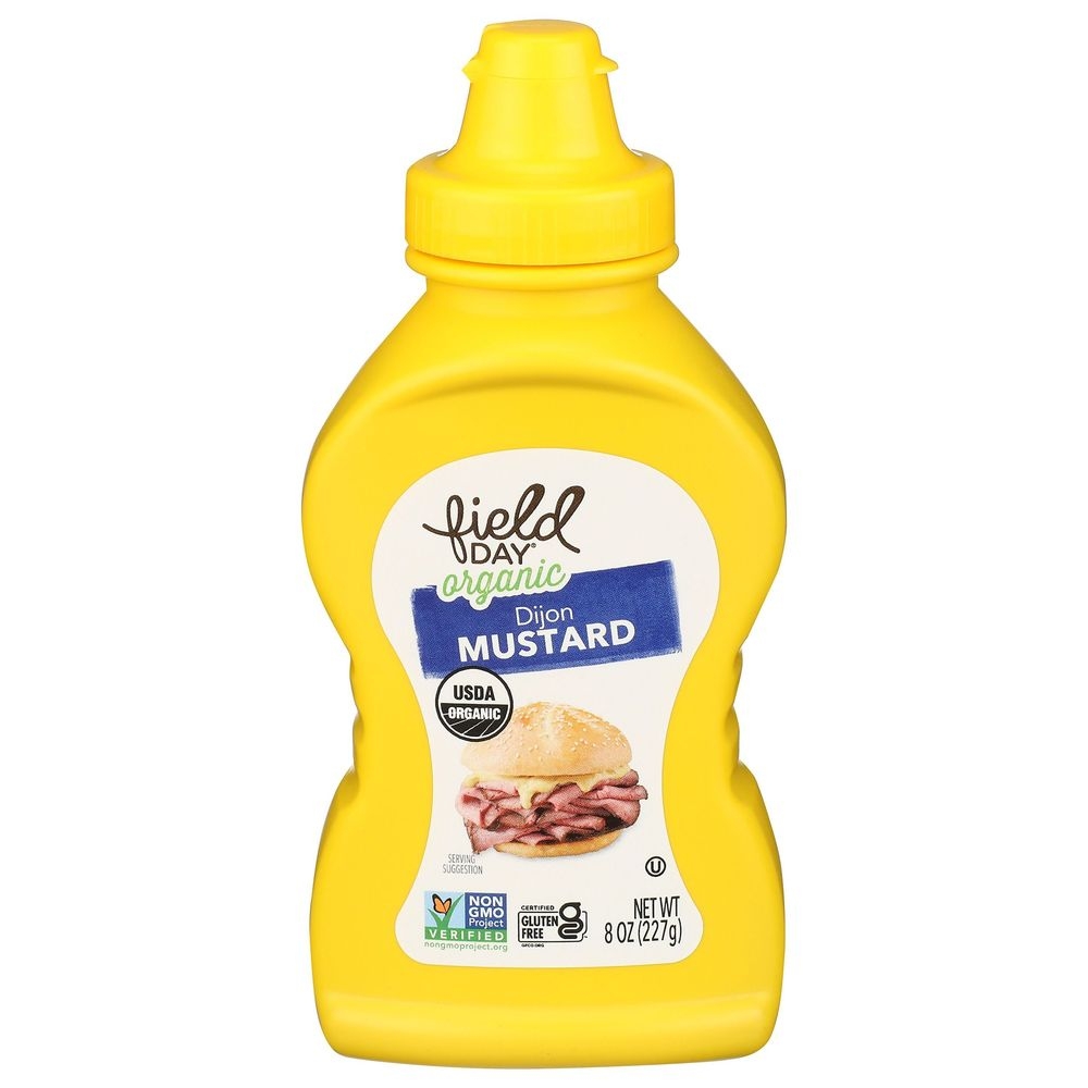 Field Day Organic Dijon Mustard, 8 Ounce -- 12 per case