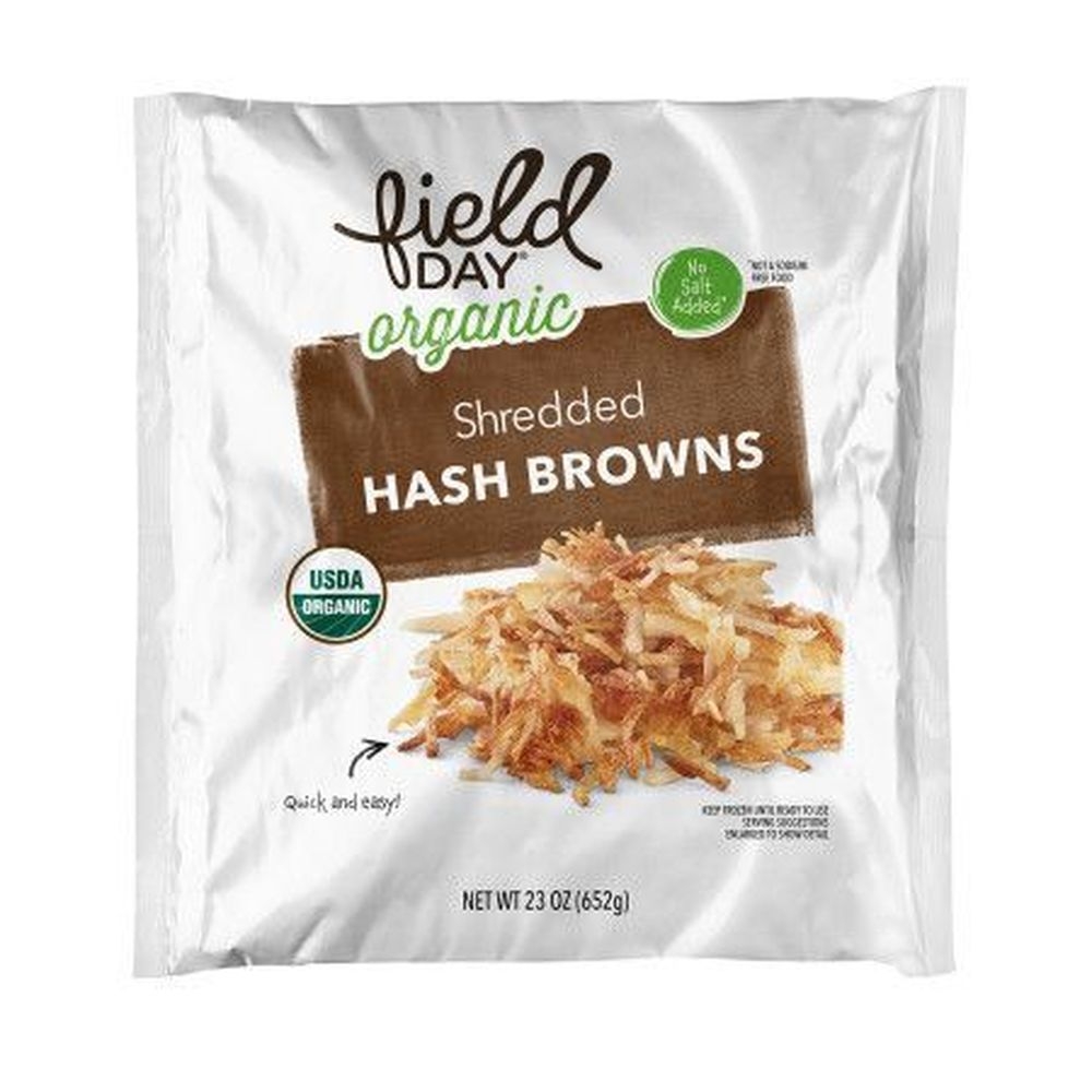 Field Day Organic Shredded Hash Browns, 23 Ounce -- 12 per case.