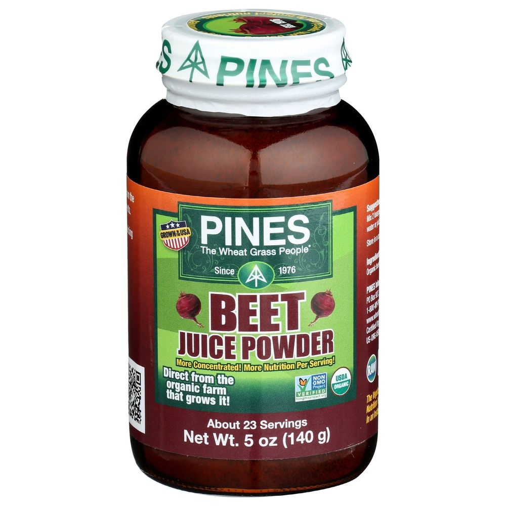 Pines Wheat Grass Organic Beet Juice Powder, 5 Ounce