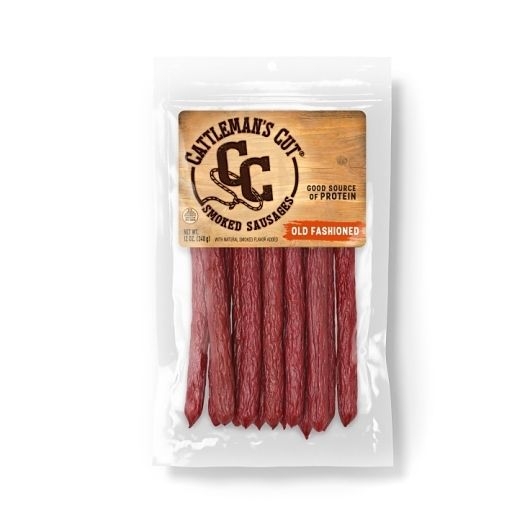 Cattlemans Smoked Sticks - Clip Strip, 12 Ounce -- 12 per case.