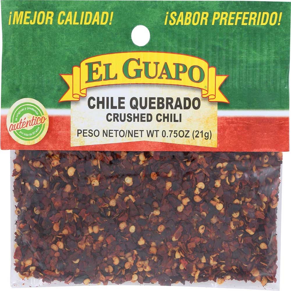 EL Guapo Crushed Chili, 0.75 Ounce -- 12 per case