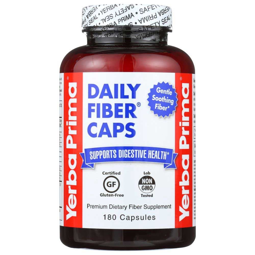 Yerba Prima Daily Fiber Capsule - 180 count per pack
