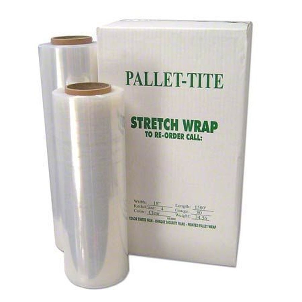 Western Plastics Pallet Tite 80 Gauge Pallet Wrap, 18 inch x 1500 Feet -- 4 per case