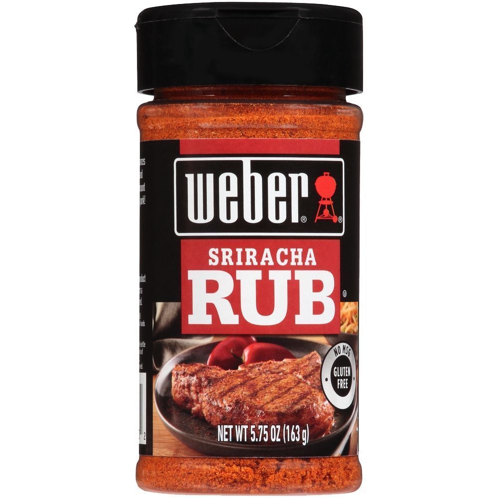 Weber Sriracha Rub Seasoning, 5.75 Ounce -- 6 per case