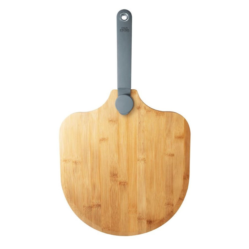 Old Stone Pizza Kitchen Bamboo Pizza Peel with Folding Handle, 14 x 16 inch