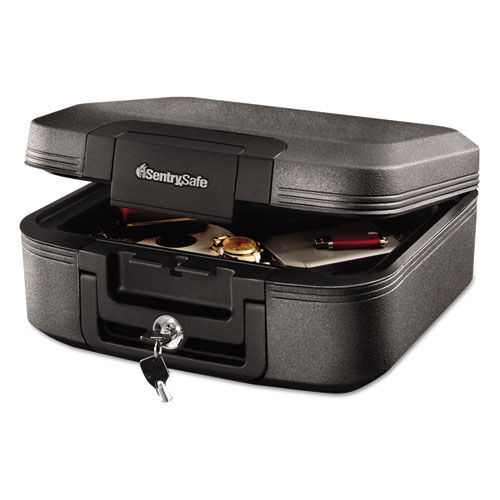 Sentry Safe Charcoal Gray Waterproof Fire-Resistant Chest, 0.28 cubic feet