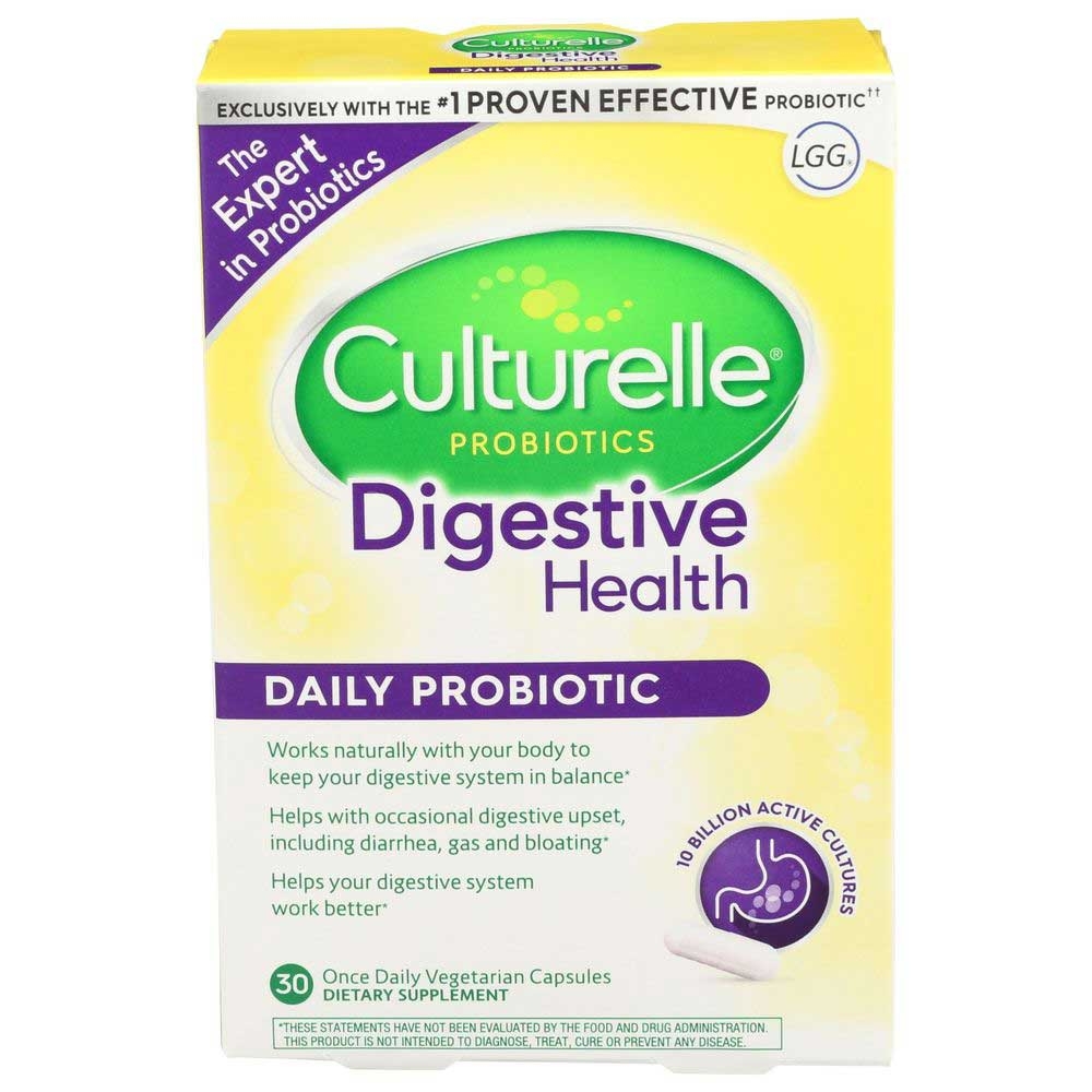 Culturelle Digestive Health Daily Probiotic Vegetarian Capsules - 30 count per pack