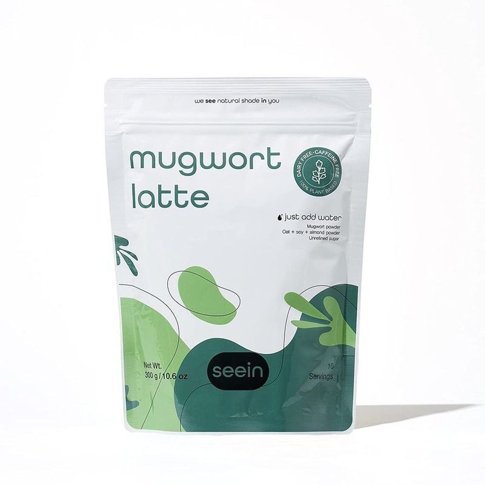Seein Mugwort Latte Mix with Korean Mugwort Powder, 10.6 Ounce -- 10 per case