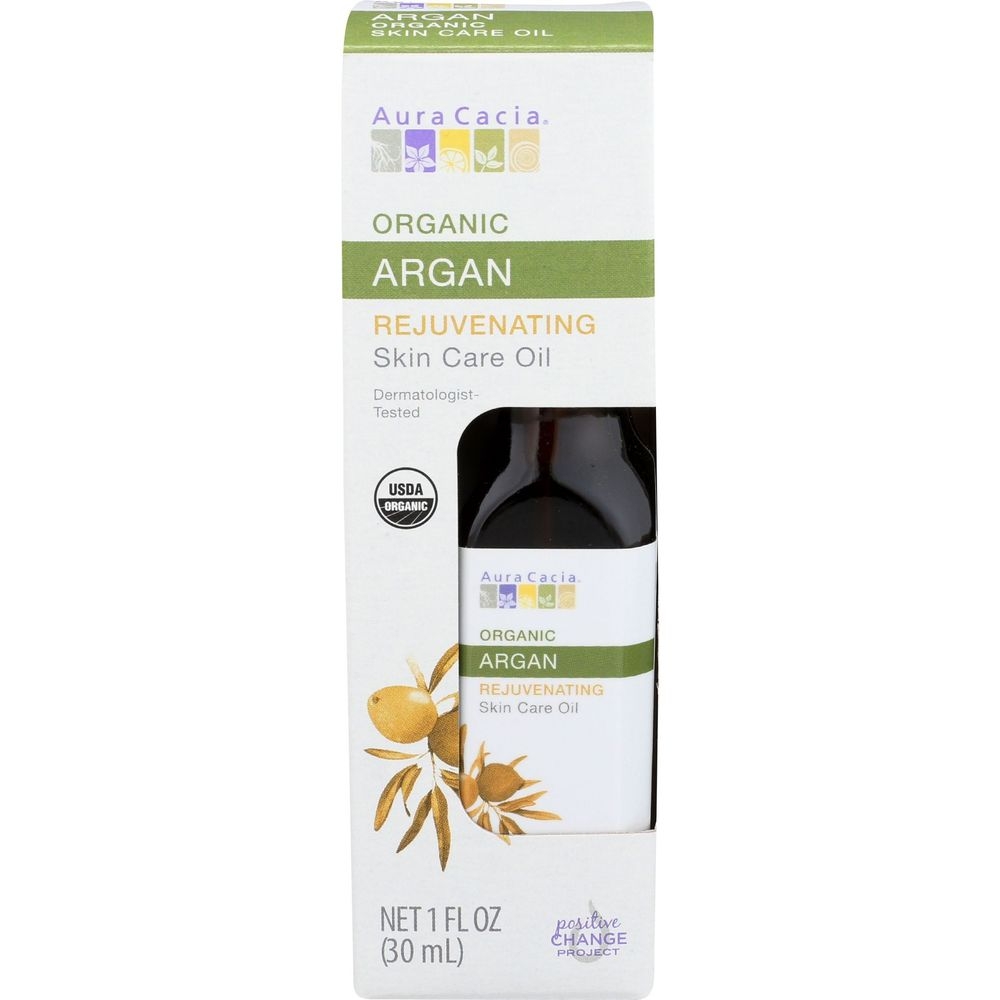 Aura Cacia Organic Argan Skin Care Moisturizing Oil, 1 Ounce -- 3 per case