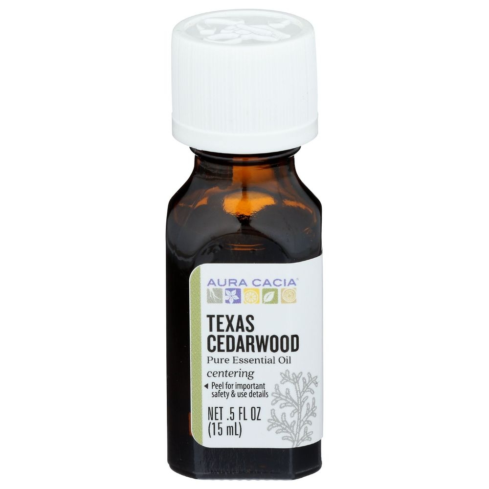Aura Cacia Texas Cedarwood Essential Oil, 0.5 Ounce