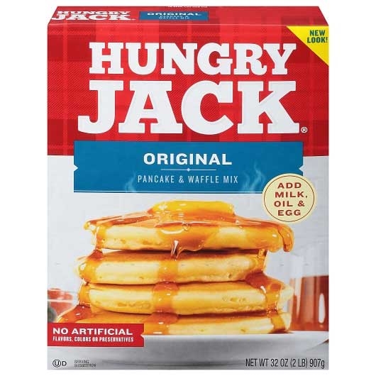 Hungry Jack Original Pancake and Waffle Mix, 32 Ounce -- 6 per case