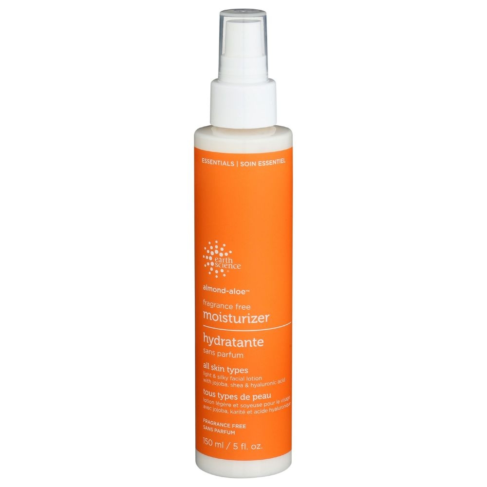 Earth Science Almond-Aloe Fragrance Free Moisturizer, 5 Fluid Ounce